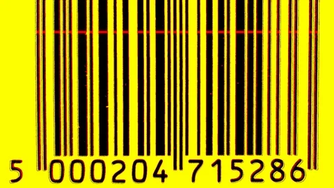 Barcode scanner. Barcode chaos. Animated... | Stock Video | Pond5
