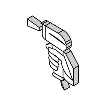 Barcode scanner color icon vector flat illustration Illustrazione stock