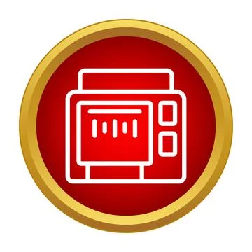 Barcode scanner device reading data icon concept Stock Illustration