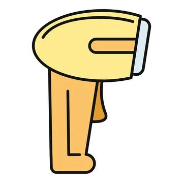 Barcode scanner device for retail inventory management Stock-Illustration