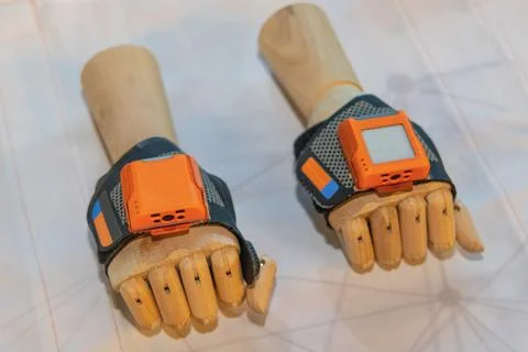 Barcode Scanner Glove Stock-Fotos