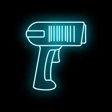 Barcode scanner icon detecting digital retail data Stock-Illustration