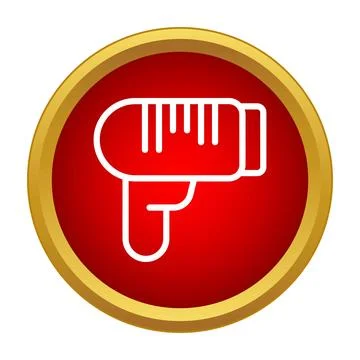 Barcode scanner icon displaying retail checkout technology Stock-Illustration