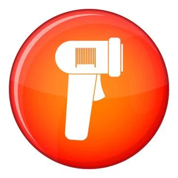 Barcode scanner icon, flat style Stock-Illustration
