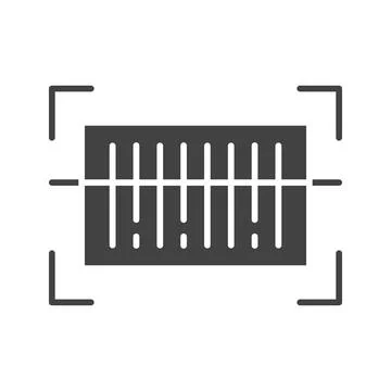 Barcode Scanner Icon Image. 스톡 일러스트