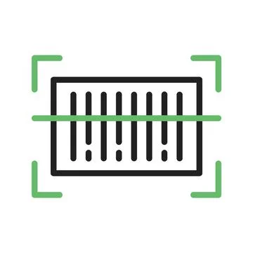 Barcode Scanner Icon Image. 스톡 일러스트