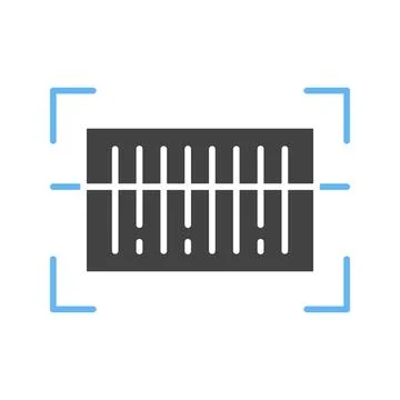 Barcode Scanner Icon Image. Stock Illustration