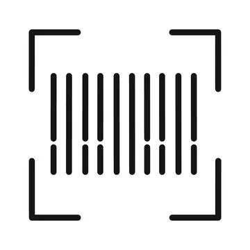 Barcode Scanner Icon for Inventory and Retail Management イラスト素材