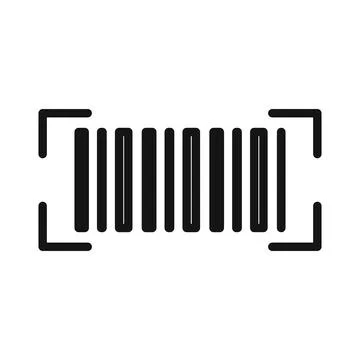 Barcode Scanner Icon for Retail and Inventory Management Stock Illustration
