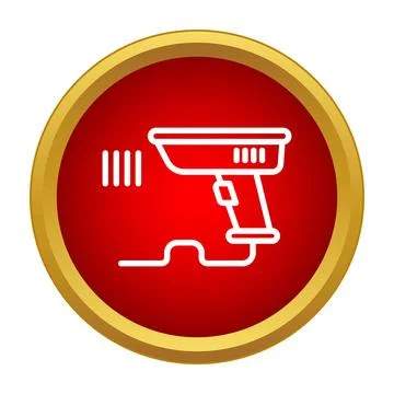Barcode scanner icon scanning identifying product code イラスト素材