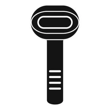 Barcode scanner icon, simple style イラスト素材