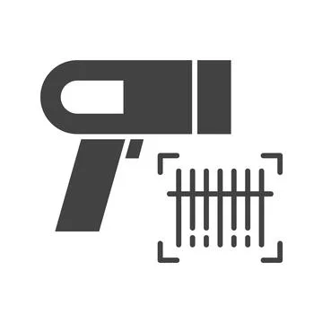 Barcode Scanner icon vector image. 스톡 일러스트