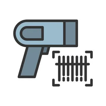 Barcode Scanner icon vector image. 스톡 일러스트