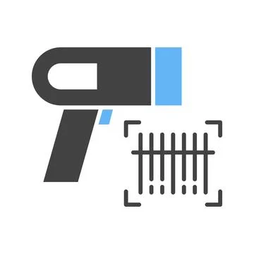 Barcode Scanner icon vector image. Illustrazione stock