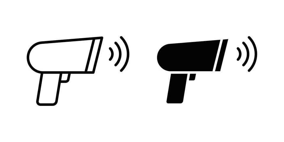 Barcode scanner icon vector symbol graphics Illustrazione stock