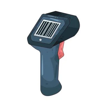 Barcode Scanner illustration Stock Illustration