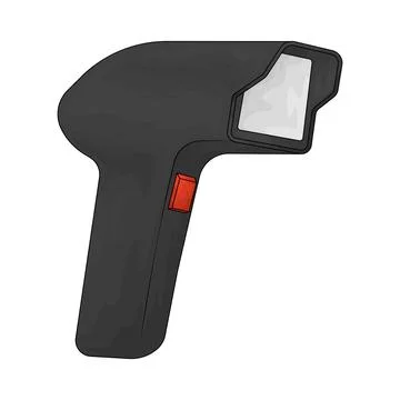 Barcode Scanner illustration Illustrazione stock