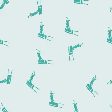 Barcode scanner industry glyph seamless pattern Stock Illustration