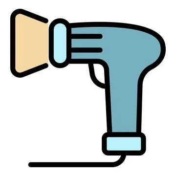 Barcode scanner interface icon color outline vector Stock Illustration