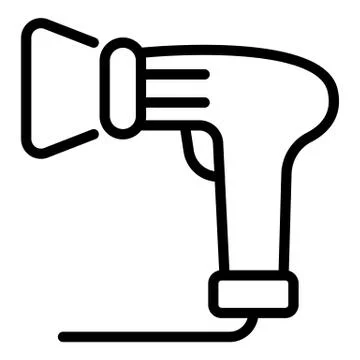 Barcode scanner interface icon, outline style Stockillustratie