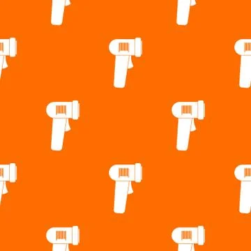 Barcode scanner pattern seamless Illustrazione stock