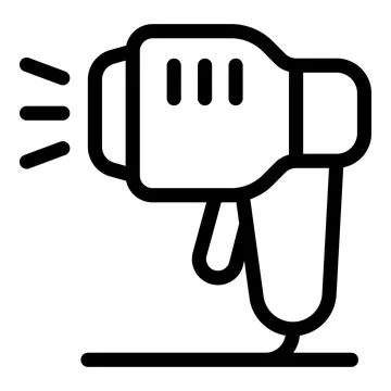 Barcode scanner reading a product code emitting a light beam Stock-Illustration