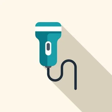 Barcode scanner scanning bar code with blue beam Stock-Illustration