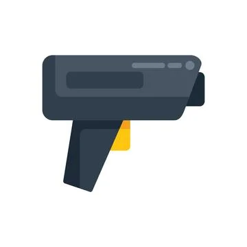 Barcode scanner scanning barcode icon illustration Illustrazione stock