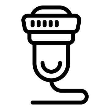 Barcode scanner scanning a product icon with a smile Stock Illustration