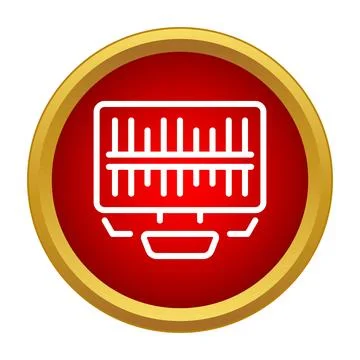 Barcode scanner scanning product symbol icon concept イラスト素材