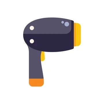 Barcode scanner scanning for retail inventory management Stock Illustration