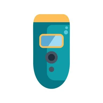 Barcode scanner showing digital screen interface Stock Illustration