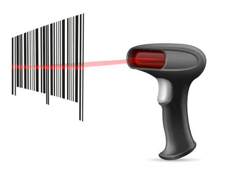 Barcode scanner stock vector illustration Stock Illustration