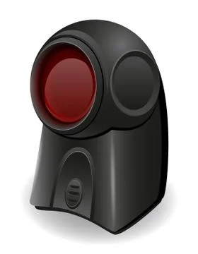 Barcode scanner stock vector illustration Illustrazione stock