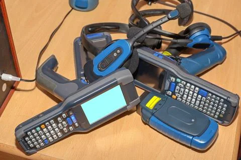Barcode Scanners Warehouse Stock-Fotos