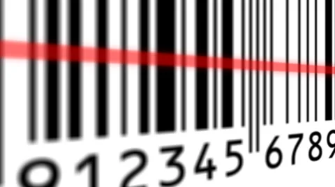 Barcode scanning Stockbeeldmateriaal 1442765