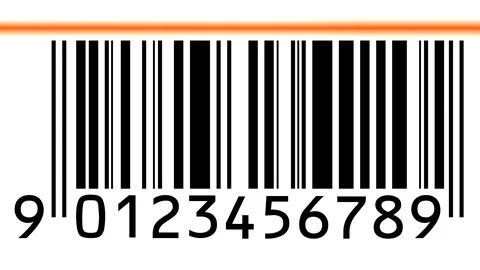 Barcode scanning Stock Footage 114078125
