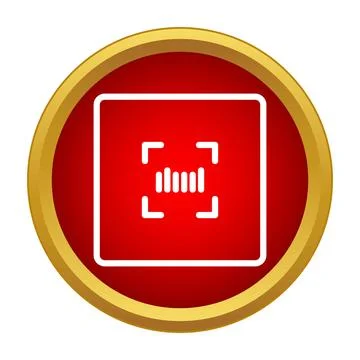 Barcode scanning icon for digital commerce and inventory Stockillustratie