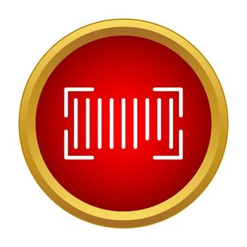 Barcode scanning icon identifying product information in retail 스톡 일러스트
