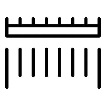 Barcode scanning icon outline vector. Scan code Stock-Illustration