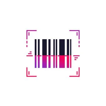 Barcode scanning icon, vector design Stock-Illustration