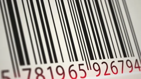 Barcode Scanning in a loop video Stock Footage 241635700