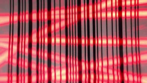 Barcode Scanning with Multiple Barcode Scanners Red Laser Beams Stock-Fotos
