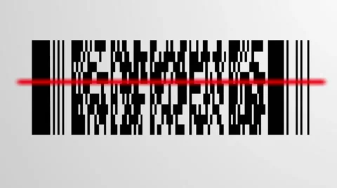 Barcode scanning process Stock Footage 62736696
