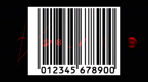 Barcode Scanning. Reading technology Stock Footage 60775010