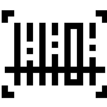 Barcode Scanning Vector Icon Design Illustration Illustrazione stock