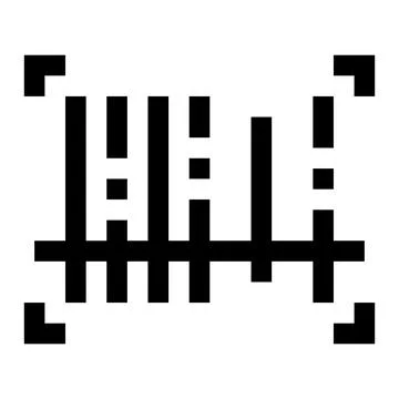 Barcode Scanning Vector Icon Design Illustration Illustrazione stock