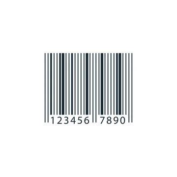 Barcode Sign Icon Design Template Elements Stock Illustration