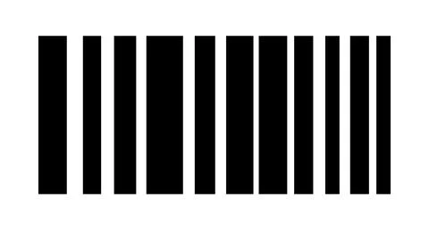Barcode silhouette icon. Product code. Vector. Stock-Illustration