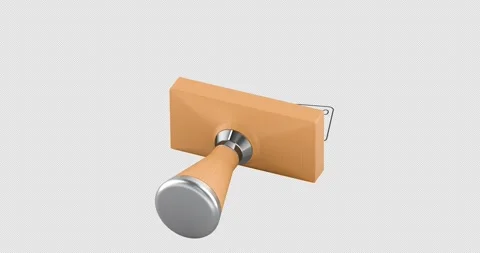 Barcode stamp, rotation animation seamlessly loopable. 3D rendering isolate.. Stock Footage 332792565